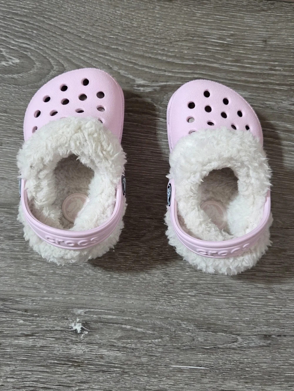 Crocs Mammoth Lined Clog Infant Size 2-3 Pink New Without Tags